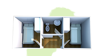 Flat Pack Houses Container Prefab Home with Full Bathrooms Flat Pack Houses Container Prefab Home with Full Bathrooms