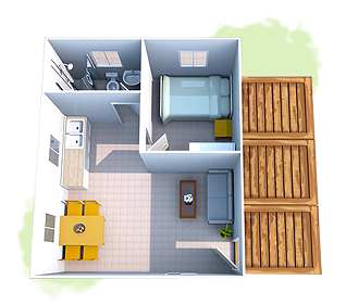 Flat Pack Houses Container Prefab Home with Full Bathrooms Flat Pack Houses Container Prefab Home with Full Bathrooms